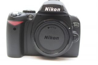 nikon d40 6 1 mp digital slr camera body only