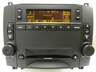 03 04 05 06 07 Cadillac SRX cts Radio Stereo CD Player Avec GMT265 