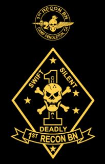 1st Recon Battalion Camp Pendleton Marine Corps Shirt