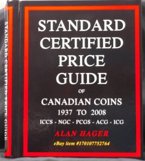 Standard Certified Price Guide Canadian Coins 1937 2008
