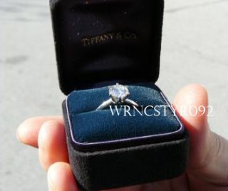 Tiffany Diamond 1 33 Ct Round Brilliant Engagement Ring