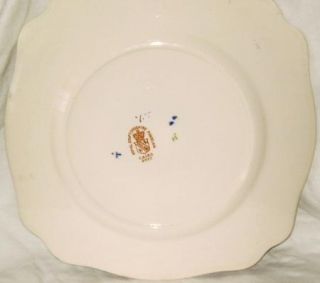 Vintage Royal Staffordshire Plate Cairo Pattern Multi Colored 8920 
