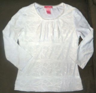 Girls L White Dressy Top by CandieS