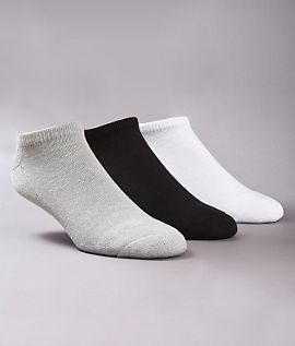 Calvin Klein Mens Athletic No Show Cushion Sole Socks 3 Pack Hosiery 