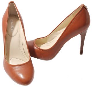 Calvin Klein Whinnie Leather Heels New Womens Shoes