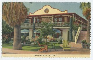 CA PC Monterey Hotel Guenthers Murrieta Mineral Hot Springs PM 1950 