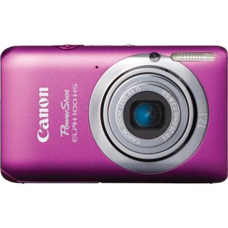 Canon PowerShot ELPH 100 HS 12 MP Digital Camera (Pink) NEW USA