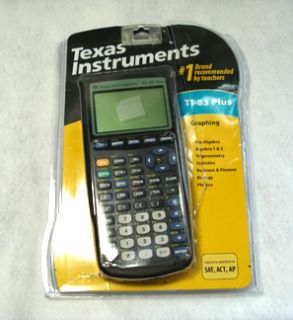 texas instruments ti83 graphing calculator ti 83 new page 1 condition 