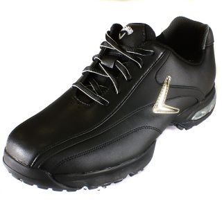 Callaway Mens Chev Comfort Mens Golf Shoe Black/Black/Silver
