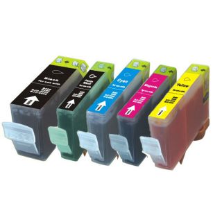 20pk Printer Ink Cartridges for PGI 5BK CLI 8 Canon MP500 MP530 MP600 