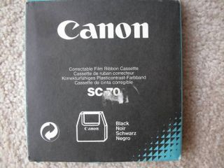 New SEALED Canon SC 70 Correctible Film Ribbon Cassette