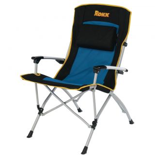 Rokk Comfort Adjust Hard Arm Camping Chair ROKK lumbar chair