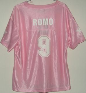Dallas Cowboys Girls Jersey Pink XL 9 Romo