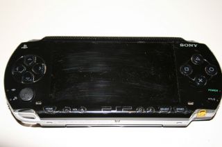 Sony PSP 3000 Entertainment Pack Black Handheld System ( needs minor 