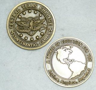 Continental Campus Anytime Anyplace Challenge Coin