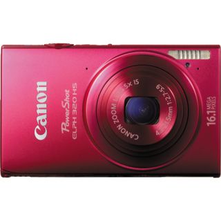 Canon PowerShot ELPH 320 HS Digital Camera Red Brand New USA Warranty 