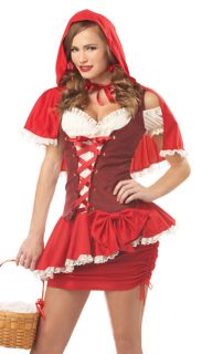 Sexy Little Red Riding Hood Adult Halloween Costume
