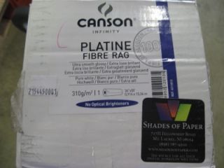 Damaged Canson Platine Fibre Rag 310gsm 36 x 50 Roll 6212013