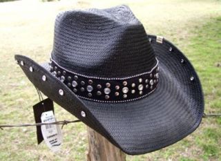 New Peter Grimm Hats Kippy Western Straw Cowboy Hat