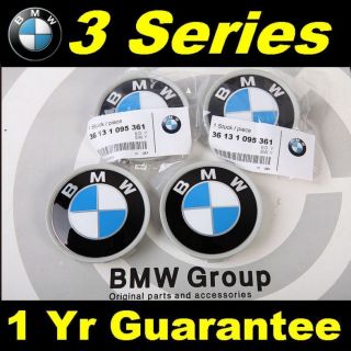 X4 Genuine BMW Wheel Center Caps 3 Series E36 E46 E90 E92 E93 Z3 P N 