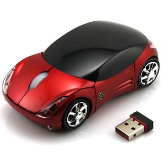   1600dpi 3D Optical Shape Car Wireless Mouse Mice for PC Laptop