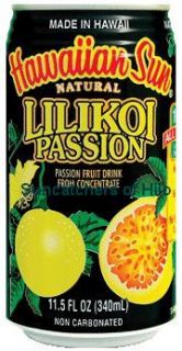 Hawaiian Sun Lilikoi Passion Juice Drink 18 Cans