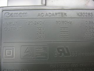 Canon K30263PIXMA MP830 K1027 Printer Power Supply