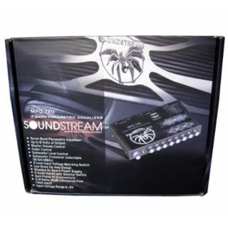 Soundstream MPQ 7XO 7 Band Car Audio Equalizer with Subwoofer Control 