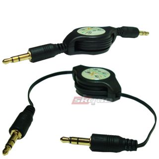 5mm Jack Car Stereo Aux Auxiliary Cable for  iPod