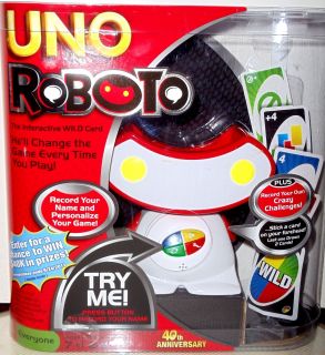  New Uno Roboto Card Game by Mattel