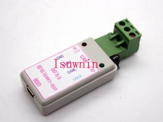 Pro USB CAN USB to CAN BUS Converter Adapter + USB Cable support win7 