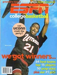 1995 ESPN College Basketball Magazine Marcus Camby