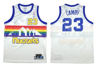 Marcus Camby HWC Throwback Denver Nuggets Jersey New M