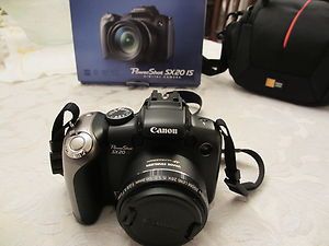 Canon PowerShot SX120 Is 10 0 MP Digital Camera Black