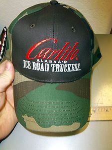 Fairbanks Carlile Camo Ice Road Truckers Alaska Embroidered Hat New 
