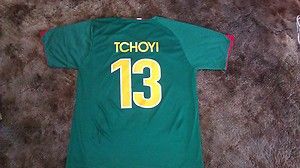 Somen Tchoyi Signed Autographed Cameroon Soccer Jersey