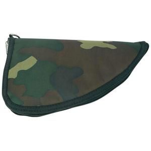 Camouflage Camo Pistol Rug Soft Zippered Pouch Gun Storage Bag