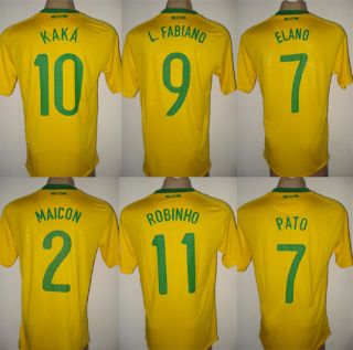 2010 2011 Brazil Brasil Home Soccer Jersey Neymar 11