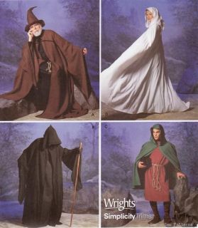 Medieval Wizard Cape Cloak Robe LOTR Costume Pattern