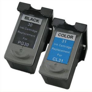 Pack PG30 CL31 Ink Color Cartridge for Canon Printer iP1800 iP2600 