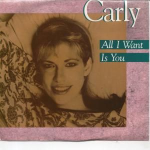 CARLY SIMON all i want is you 7 (as19653) pic slv us arista 1987