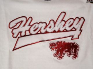   Hershey Bears AHL Avalanche Capitals Bauer Hockey Jersey Size L