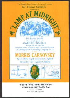 Carnovsky Lamp at Midnight Flyer Welte New Britain 60s