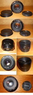 Nice Used Canon Lens EF 50mm 1 18 II 0 45M 1 5ft