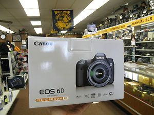   EOS 6D camera body canon 24 105mm f4L lens kit NEW in stock Canon USA