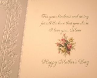 Carol Wilson Mothers Day Greeting Card, Pastel Roses CG1449