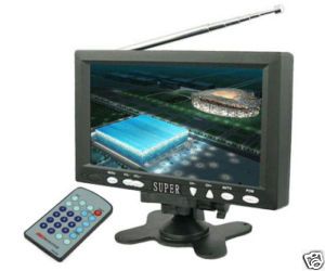 Car 7 TFT LCD TV Monitor for Camera DVD VCR VCD
