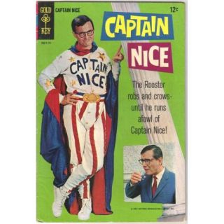 Captain Nice TV Comic Book 1 Gold Key 1967 Very Good