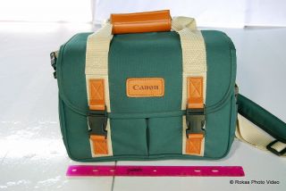 Genuine Canon Camera Photo Case Shoulder Bag Green