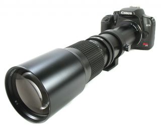 500mm Telephoto Lens Tripod for Canon EOS Mount Bonus